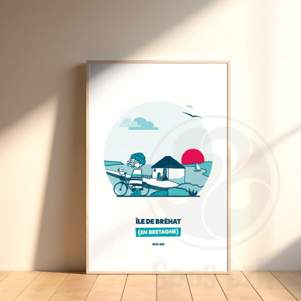 Affiche Île de Bréhat