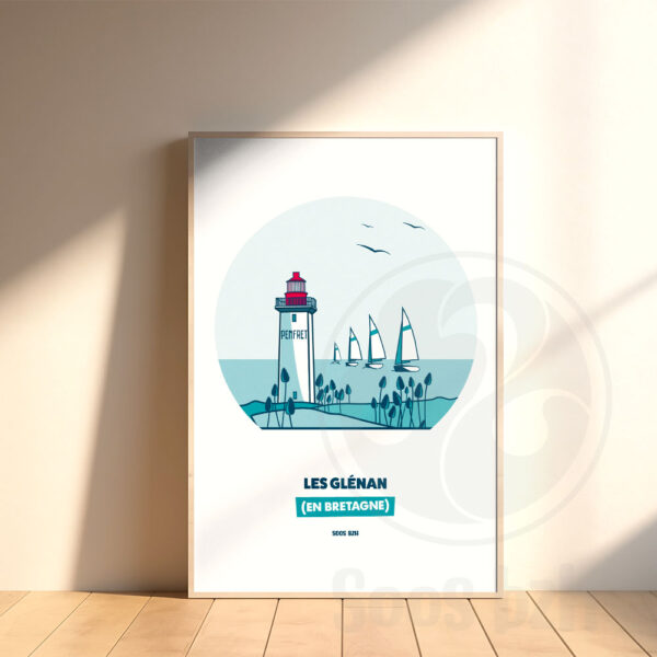 Affiche Les Glénan
