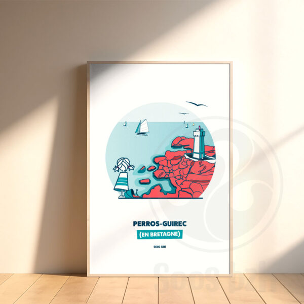 Affiche Perros Guirec