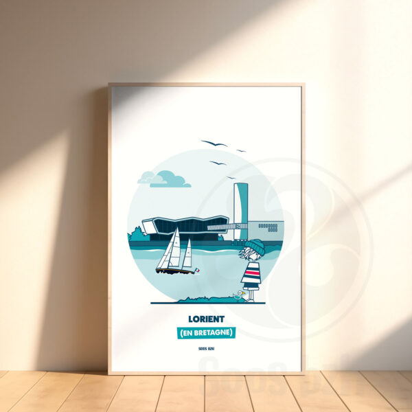 Affiche Lorient - Cité de la Voile